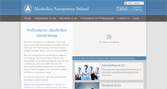 Desktop Screenshot of alcoholicsanonymous.ie