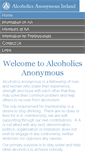 Mobile Screenshot of alcoholicsanonymous.ie